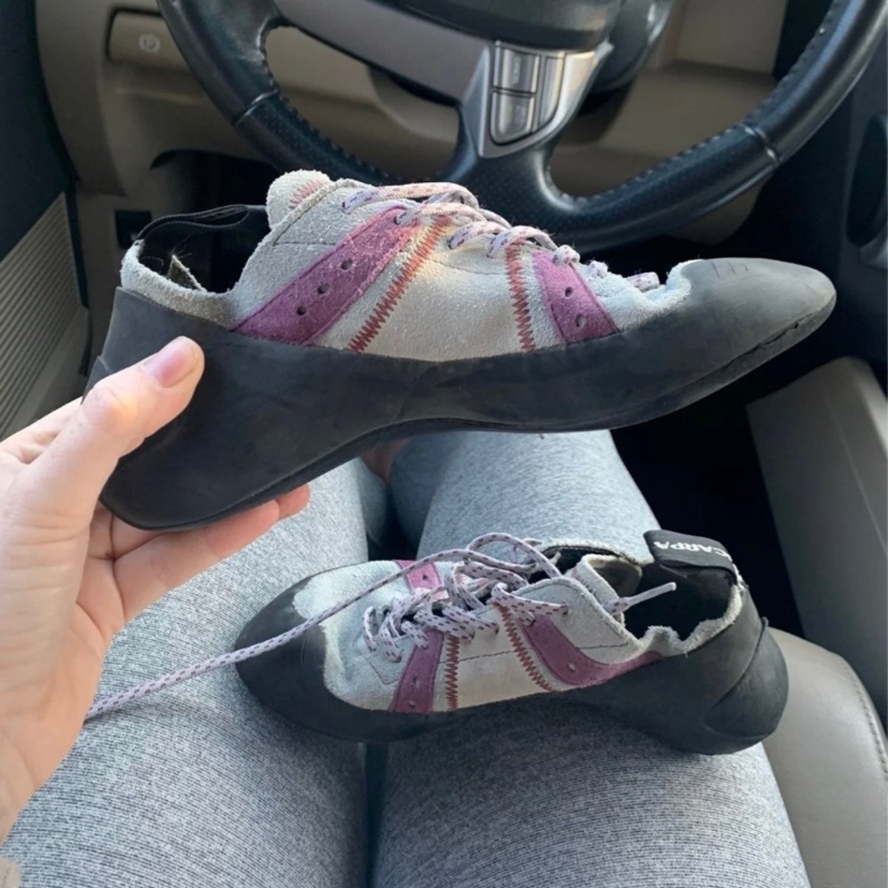 Rock climbing shoes